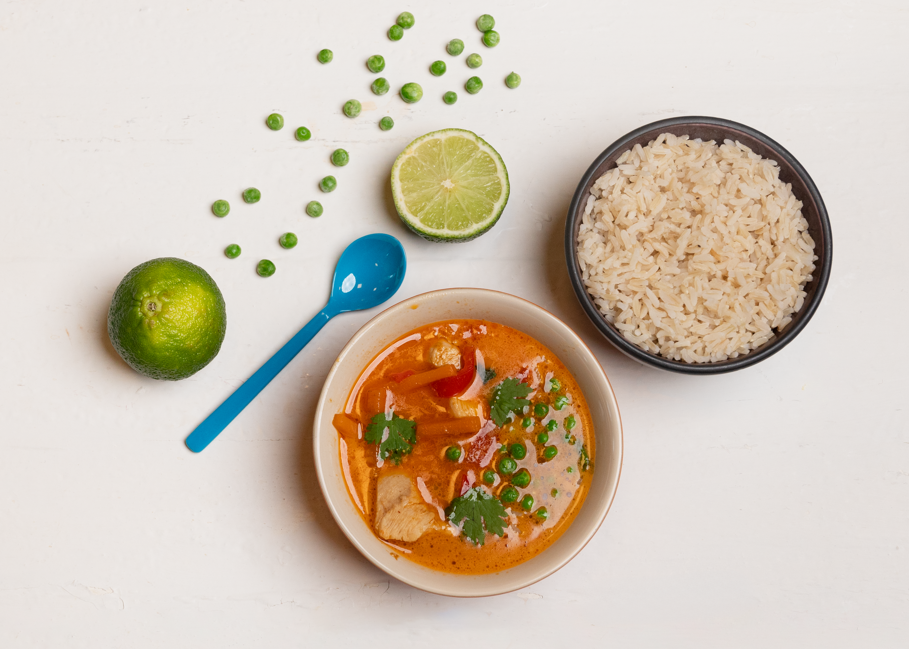 Mild thai curry med kylling
