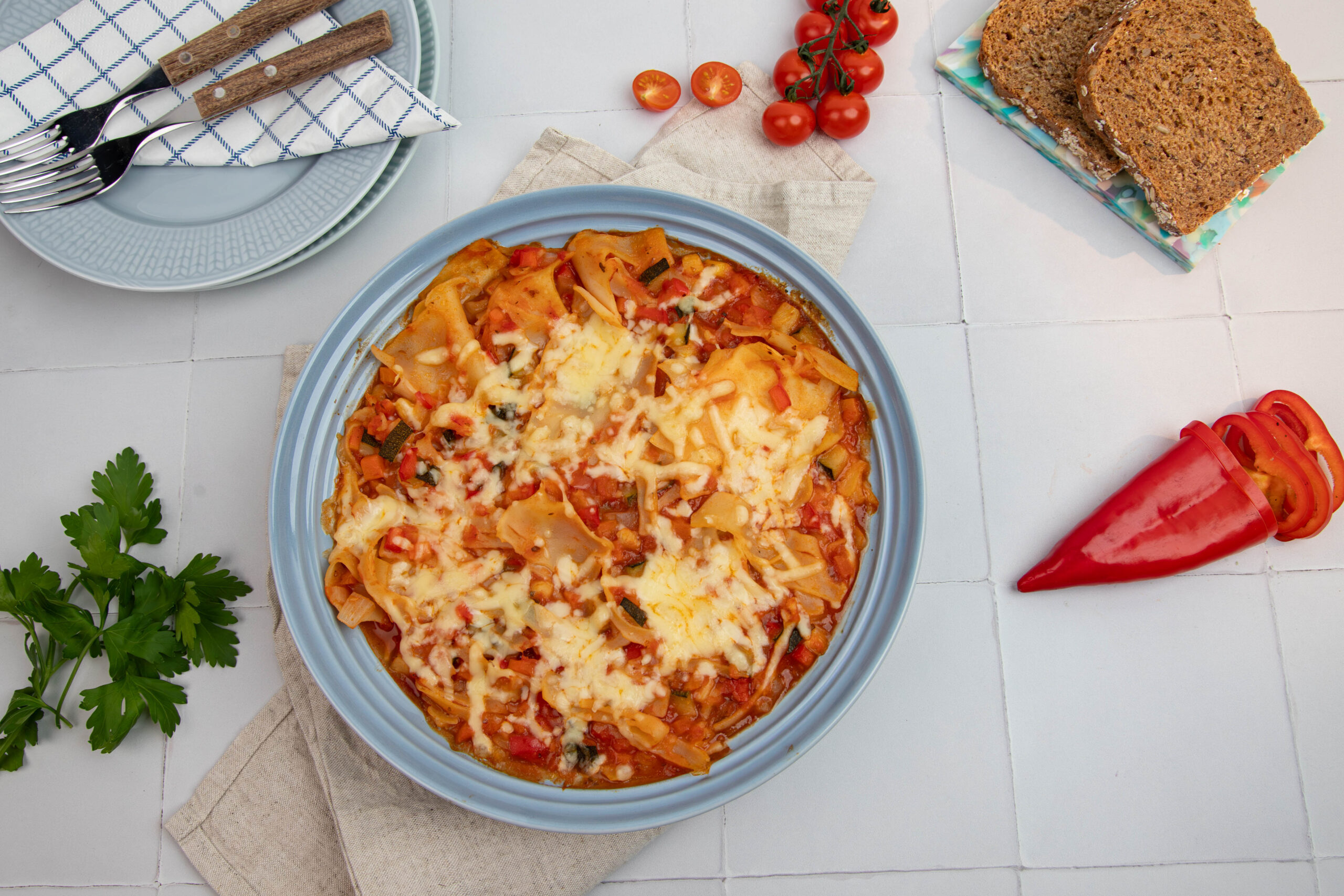 One Pot Vegetarlasagne